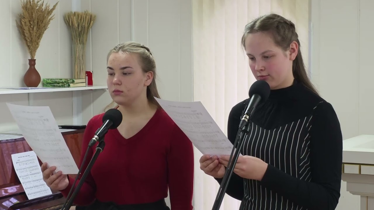 МИЛОСТЬЮ, БОЖЕ, ТВОЕЙ Я ЖИВУ [Л.Н.Курс] / Лиза и Юля Казаковы, дуэт