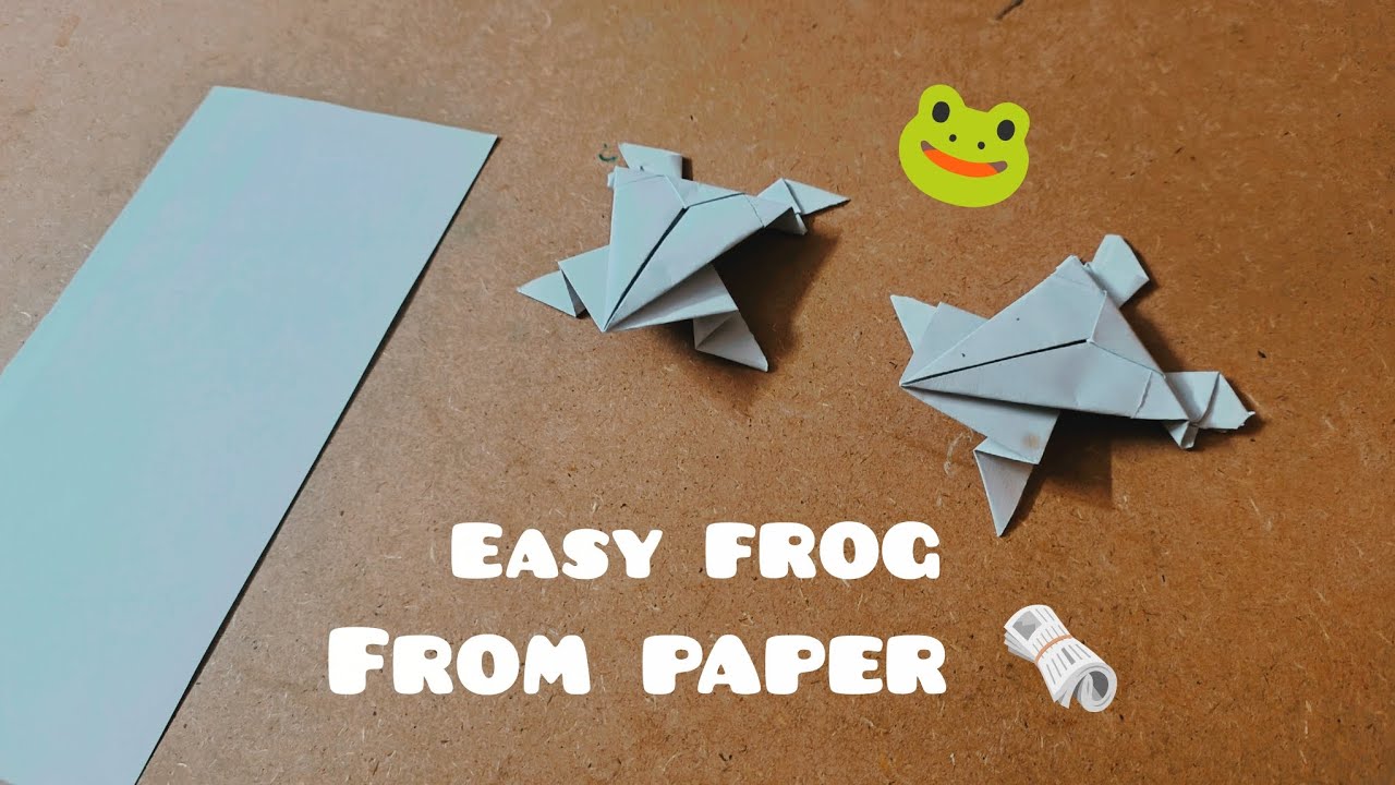 Easy Frog from paper | #Origami #craft 