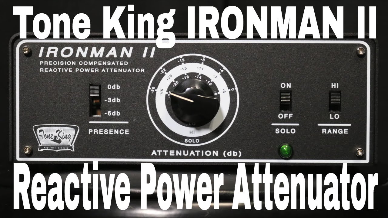 Реактивный аттенюатор Tone King Iron Man II | Другого такого нет! | Демонстрация от Шона Таббса
