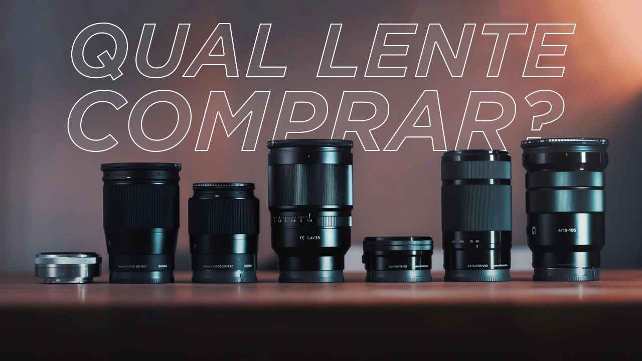 QUAL LENTE COMPRAR? (PAISAGEM, RETRATO, ARQUITETURA E MAIS)