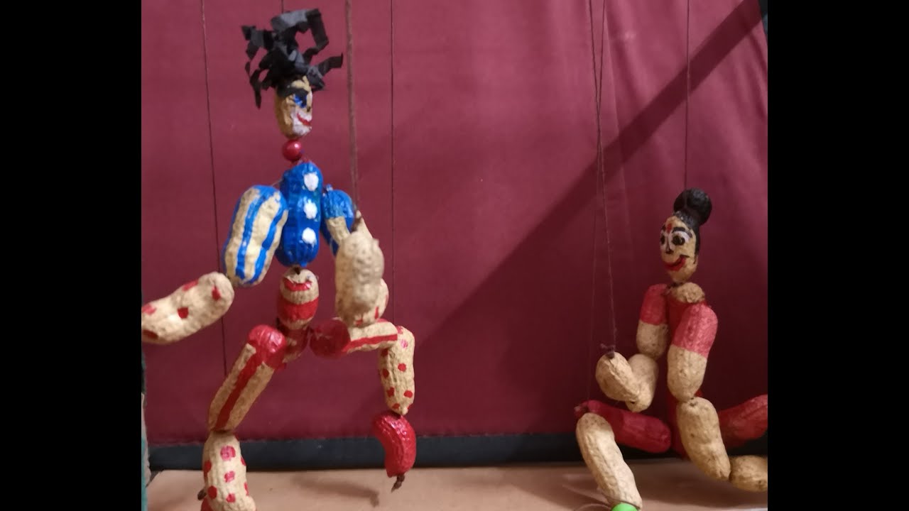 How to make a Peanut String Puppet
