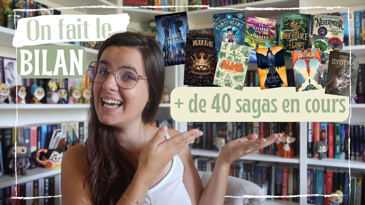 Toutes mes sagas en cours ! Bilan annuel 📚📖🤩