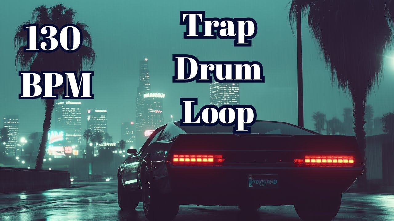 130 BPM Trap Drum Loop | Hard Trap Type Beat Drum Track