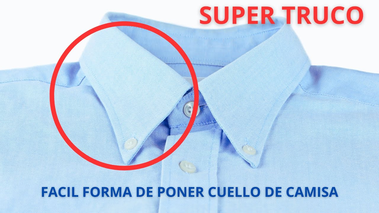 Como hacer Cuello de Camisa Paso a Paso