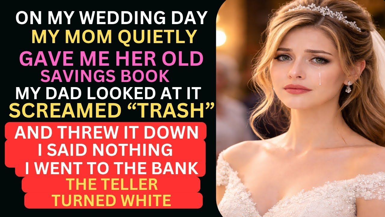 My Dad Humiliated My Mom at My Wedding He Threw My Mom Passbook on the Floor Then the Bank Revealed 