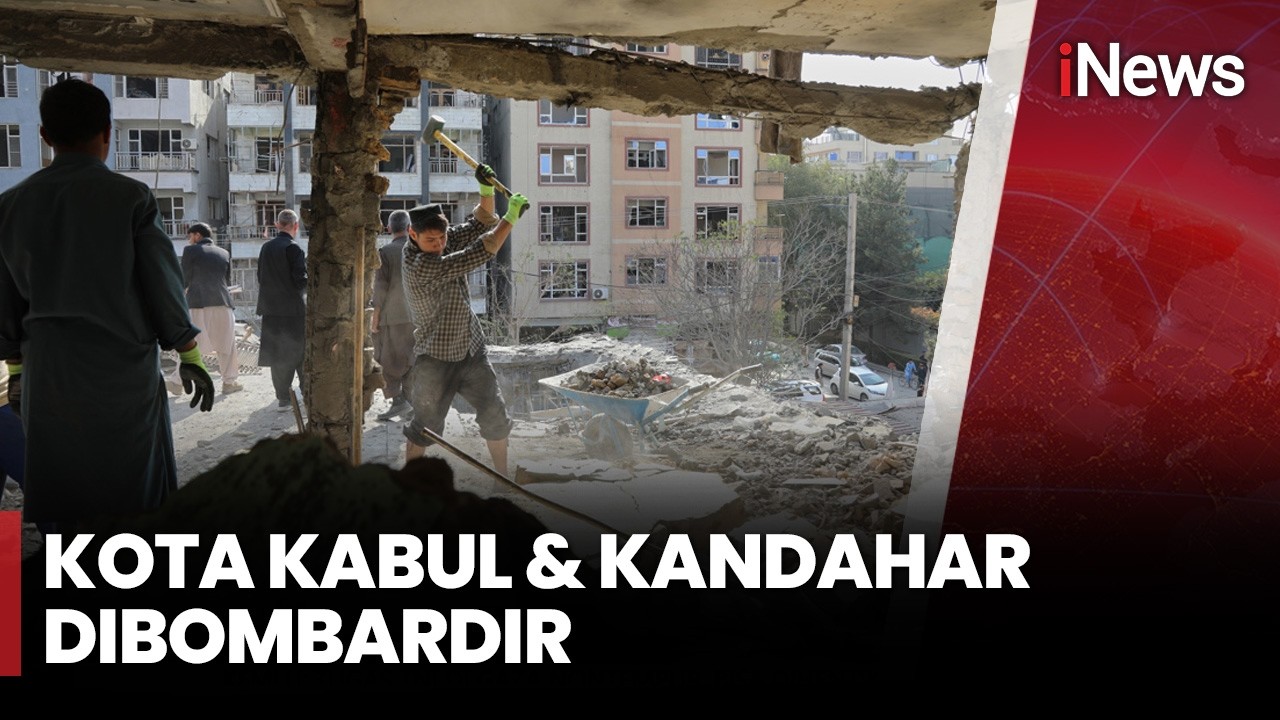 Perang Terbuka Pakistan vs Afghanistan, Kota Kabul & Kandahar Dibombardir | iNews Siang 28/2