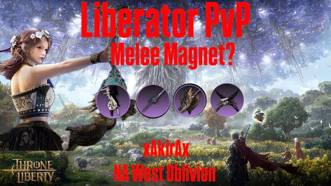 Throne and Liberty - Bow/Staff Liberator PVP Melee Magnet - No Problem
