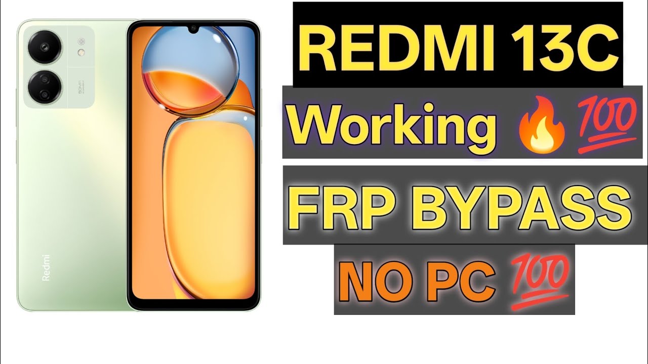 Redmi 13C FRP Bypass 2026 😱 | Google Account Remove Without PC | 100% Working