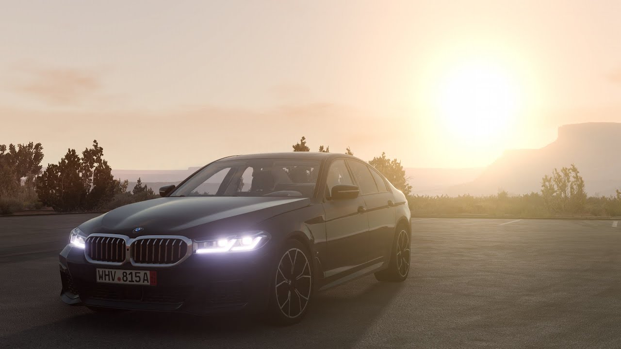BeamNG.Drive 2021 BMW 540i M Sportpaket Steptronic Driving