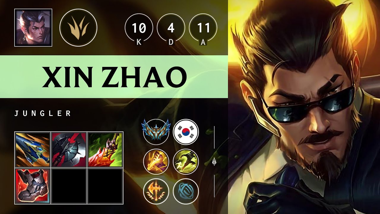 Xin Zhao Jungle vs Jarvan IV - KR Challenger Patch 25.21