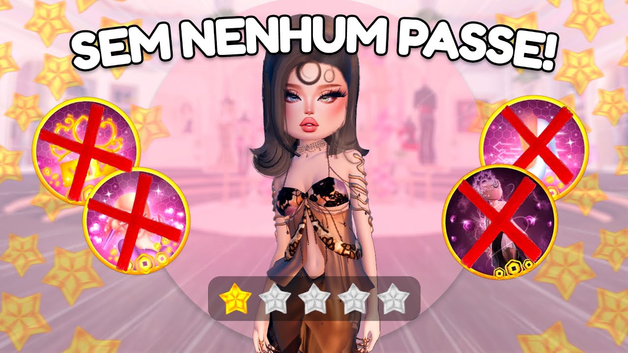 Jogando DRESS TO IMPRESS sem NENHUM PASSE DE JOGO! #2