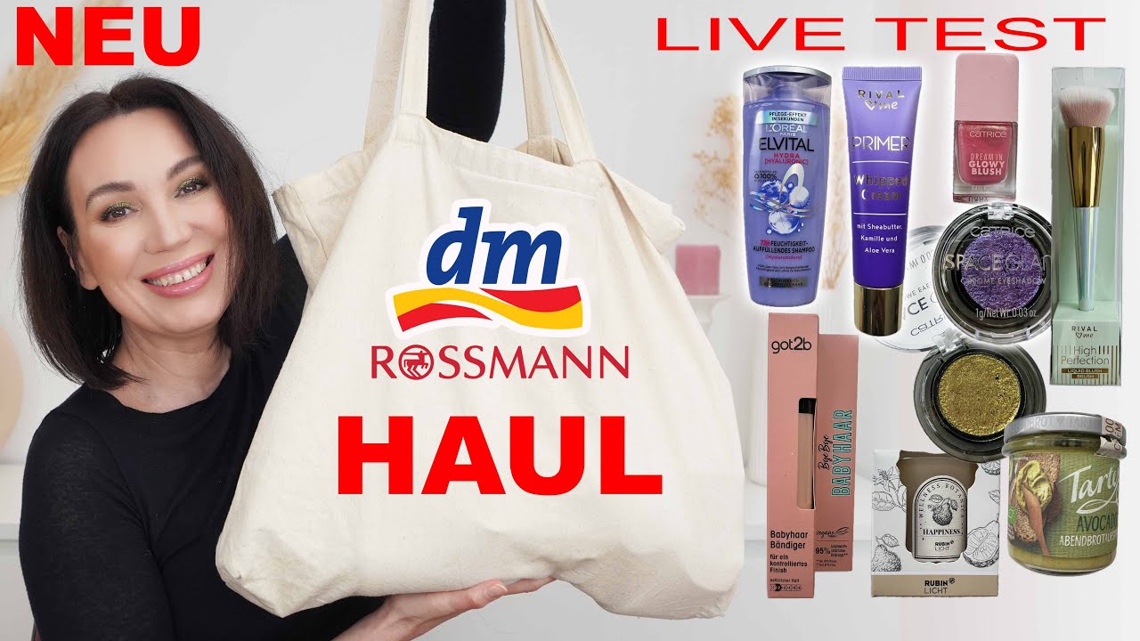 WOW 🔥❤️ XXXL ROSSMANN dm HAUL: Loreal, Catrice, Maybelline, Rival loves me