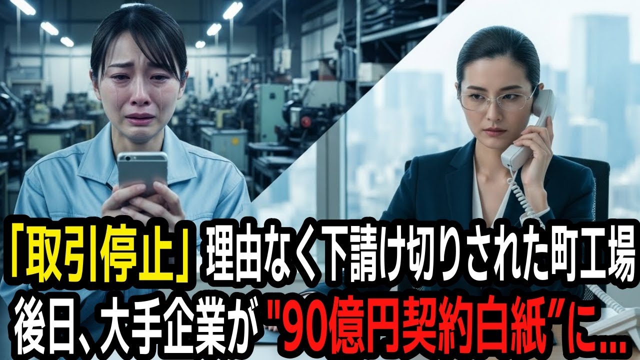 「取引停止」理由もなしに下請け切りされた町工場――その判断の後、90億円契約が白紙になった