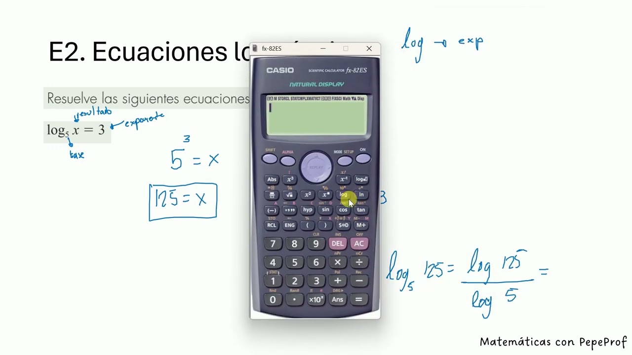 Repaso Global FyR. E2 Ecuaciones logarítmicas