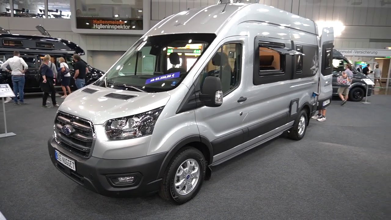 Ford Big Nugget 2021 - Das Raumwunder Kastenwagen Wohnmobil auf 6m komplettem Bad. Caravan Salon.
