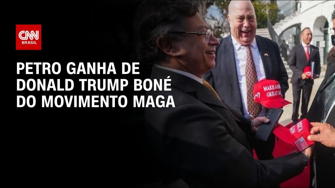 Petro ganha boné com slogan “Make America Great Again” de Donald Trump | HORA H
