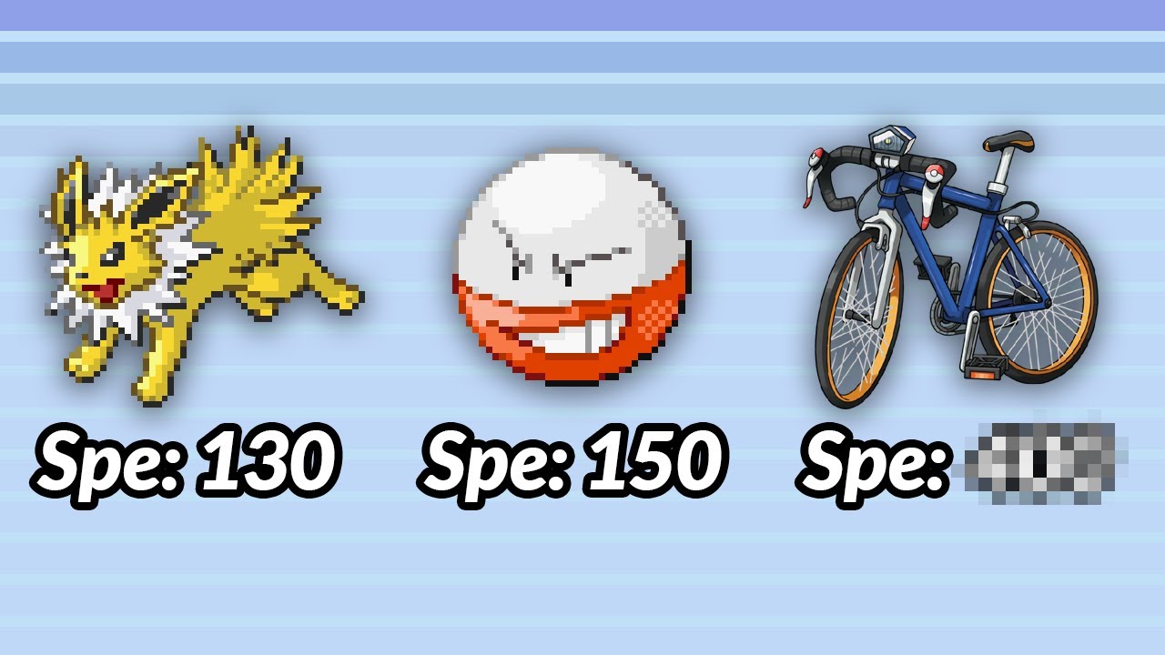 What's the Fastest thing in the World of Pok&eacute;mon?