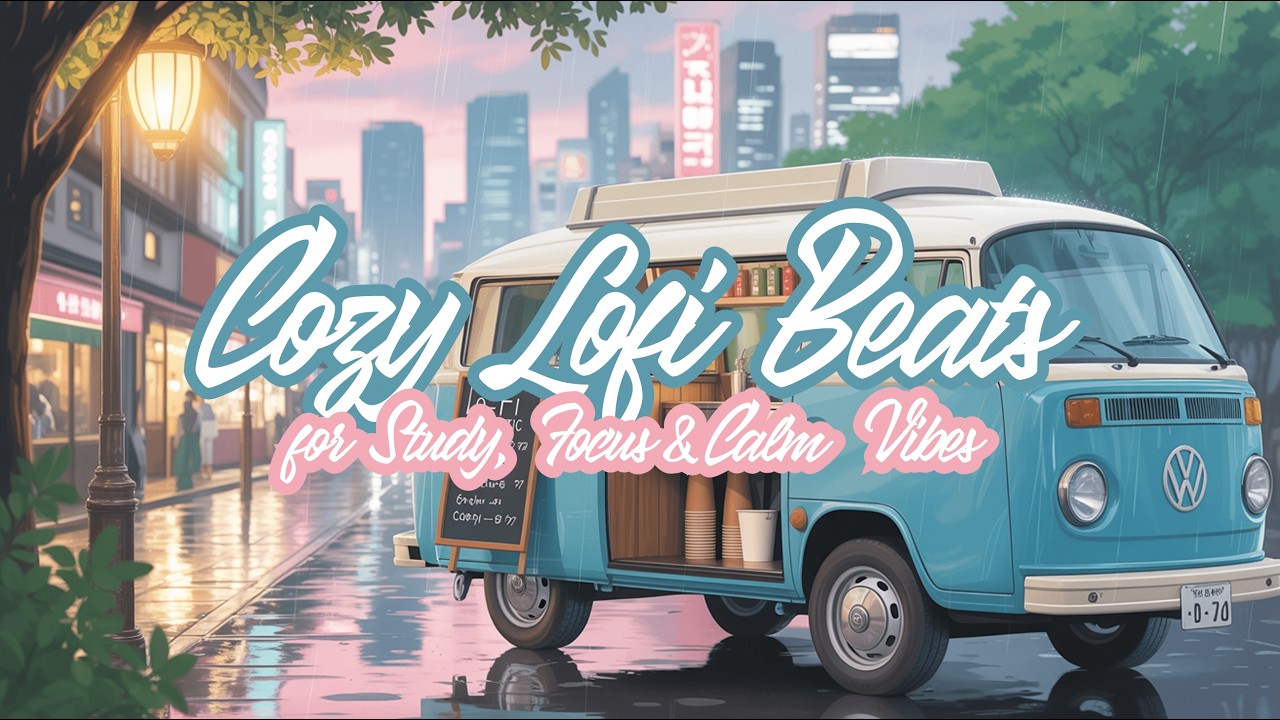 🎧 Morning Rain Café ☕ Cozy Lofi Beats for Study, Focus & Calm Vibes