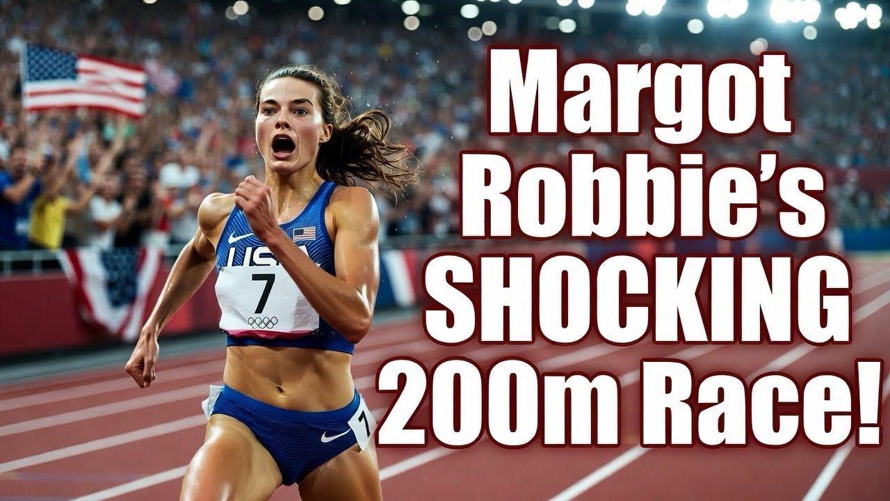 🚨 Margot Robbie Runs the 200m for Team USA?! The Olympic Sprint That Stunned Everyone! 🇺🇸
