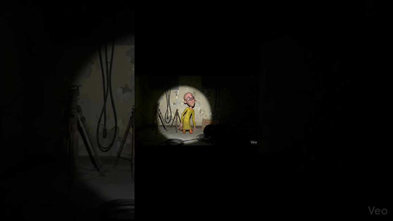 Old Characters Flashlight Ai Video Editing / Old Cartoon Character Horror Torch Ai Video Editing