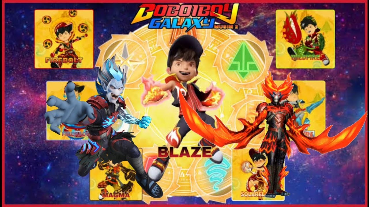 4 Elemental Fusion Boboiboy Galaxy