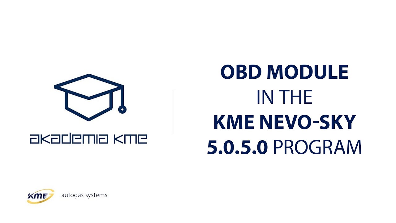 OBD module in the KME NEVO-SKY 5.0.5.0 program