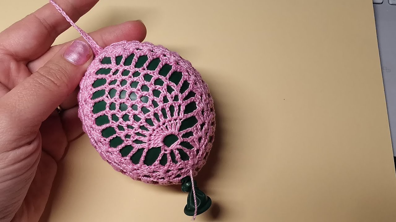🐇Horgolt toj&aacute;s (crochet pineapple egg)