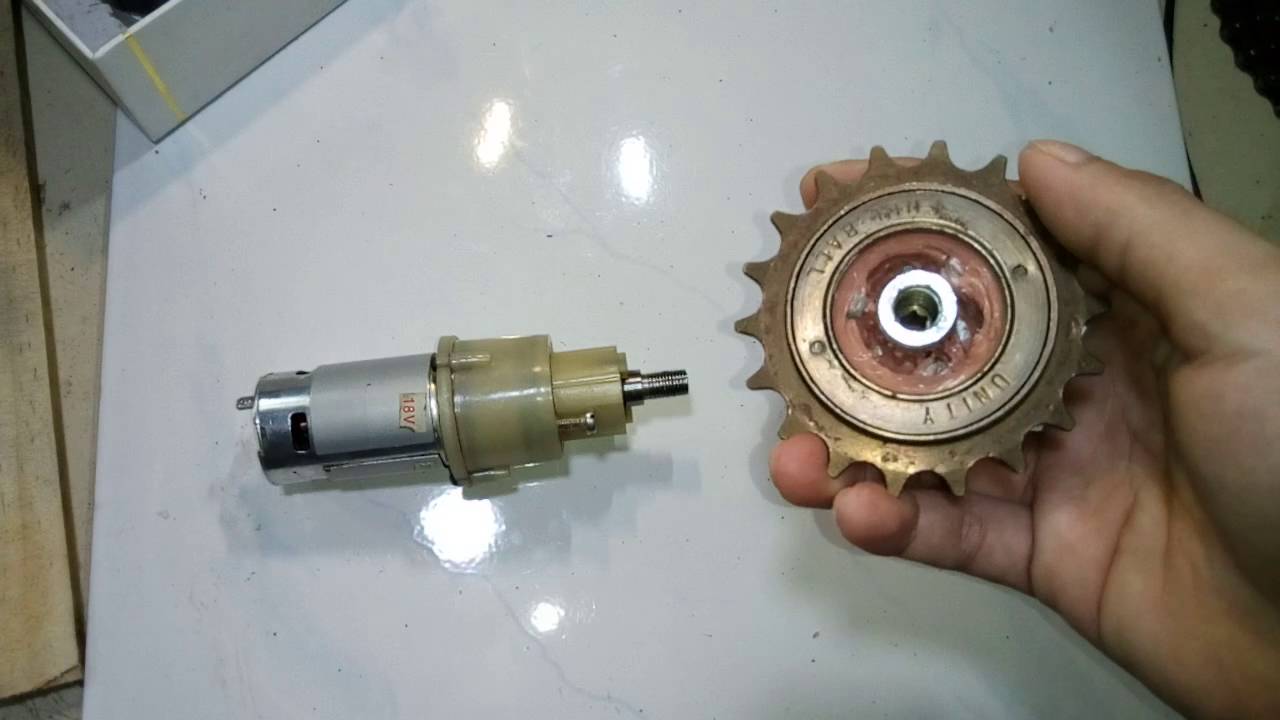 Drill motor for ebike