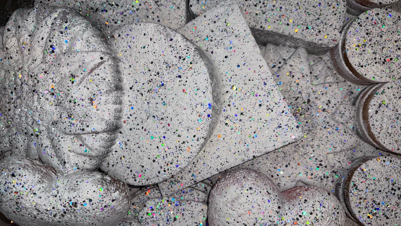 Variety bunch of CMG reforms w/ Baby Powder dusting & glitter #asmr #oddlysatisfying #satisfying