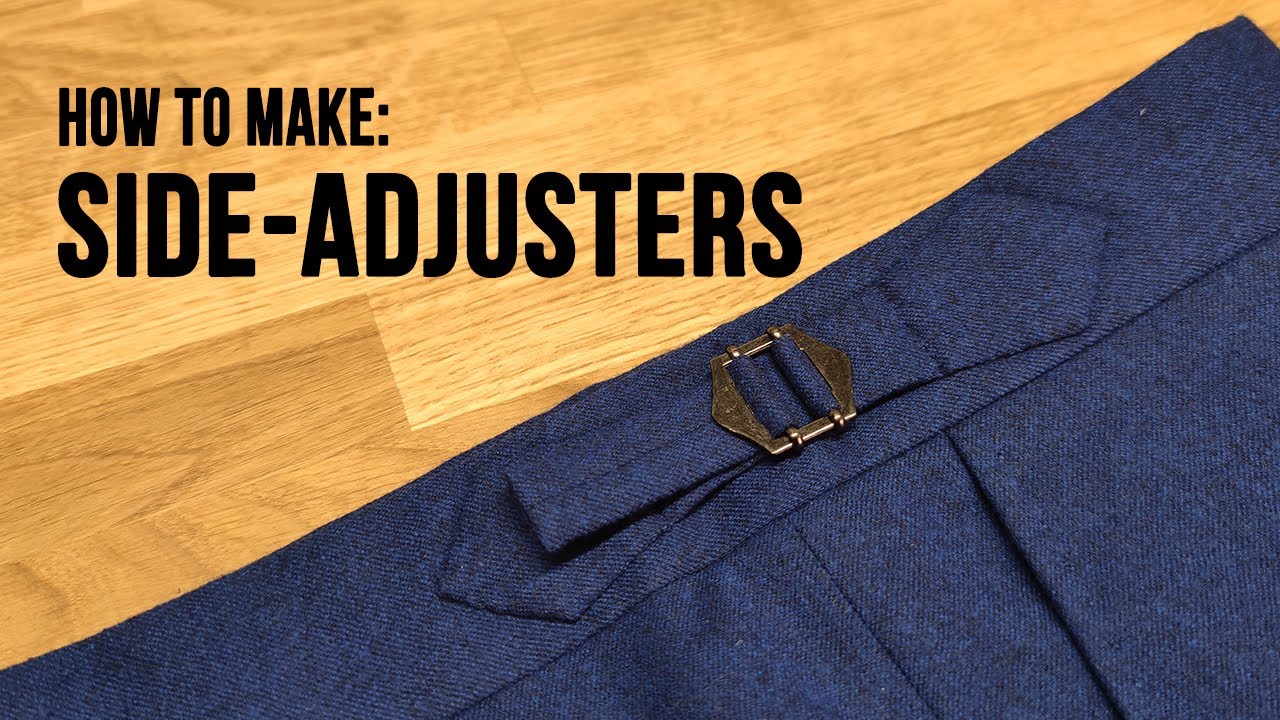 Full Tutorial: Making Side Adjusters (Side Tabs) on Bespoke Trousers