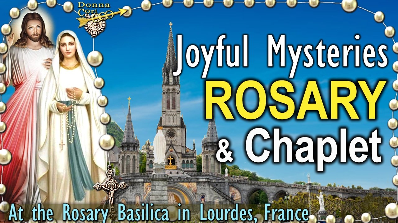 SATURDAY Rosary Today & Chaplet | JOYFUL Mysteries Holy Rosary Catholic Prayer, Rosary Basilica