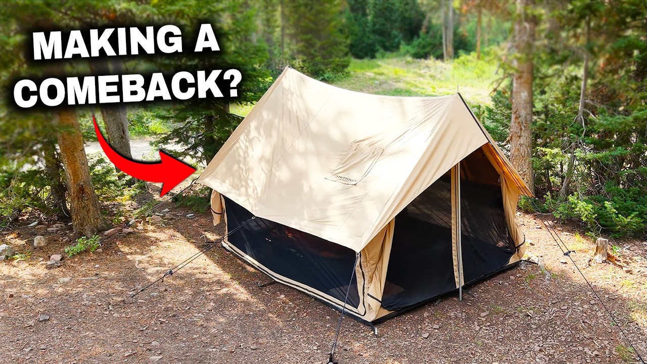 Are Canvas Tents the *OLD* New Thing in Camping?