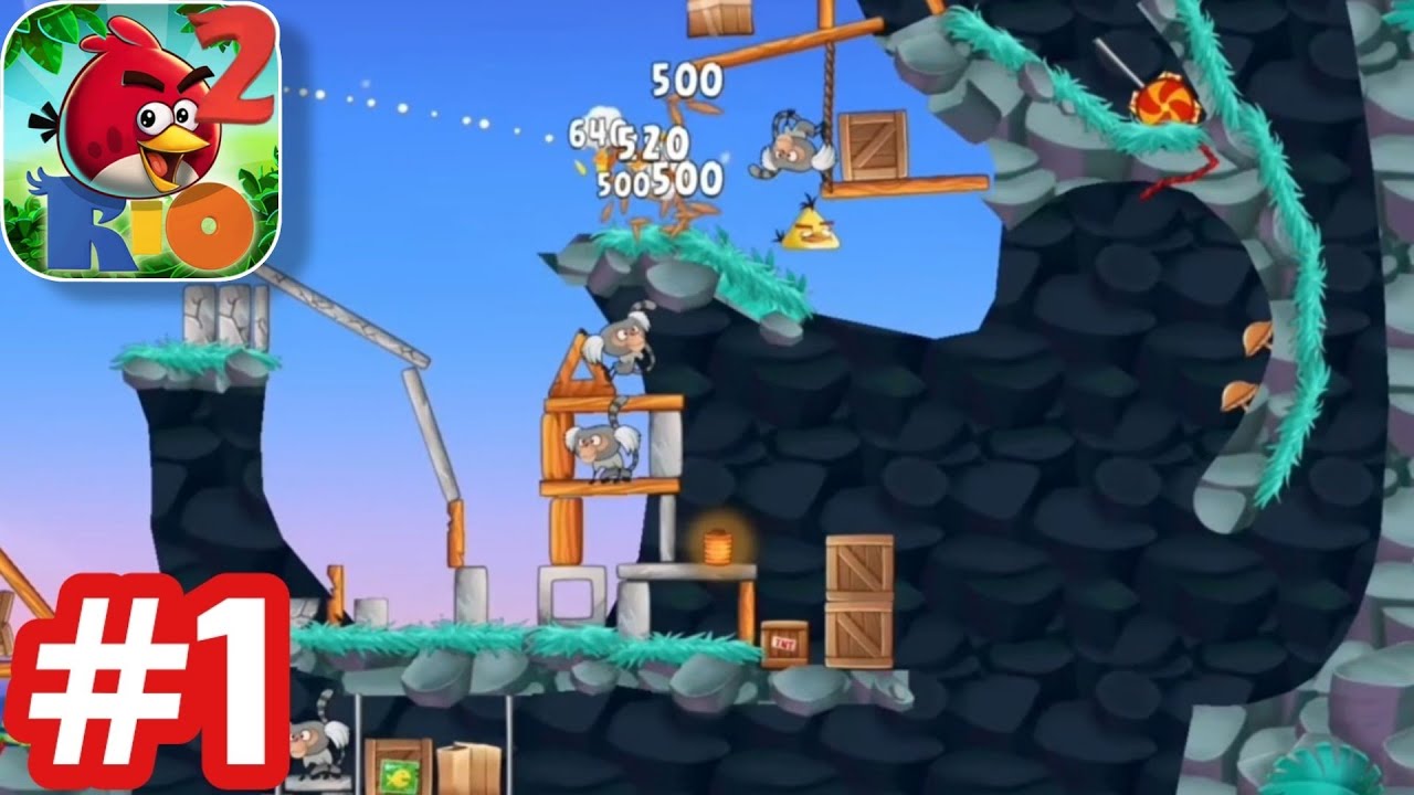 Angry Birds Rio 2 - Gameplay Walkthrough - Part 1 Rocket Rumble (Level 1 - 20) iOS/Android