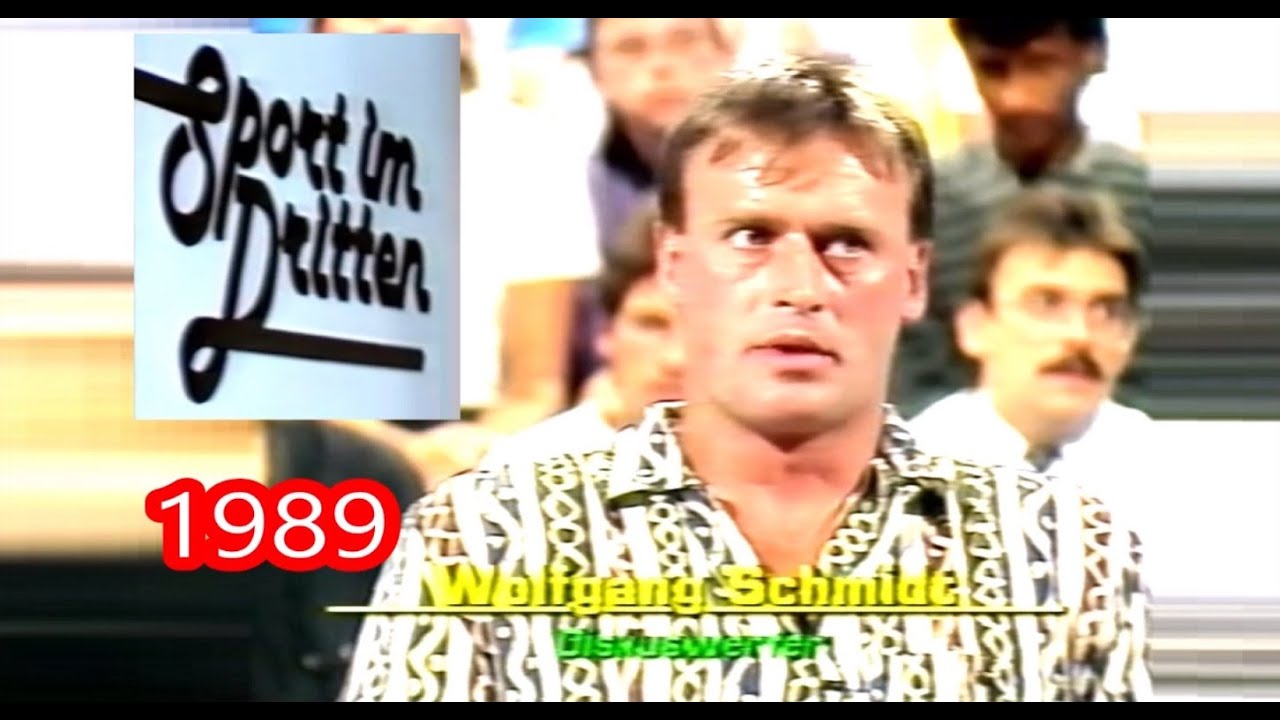 TV-SPECIAL SDR 3 (1989) Wolfgang Schmidt Discuswerfer.