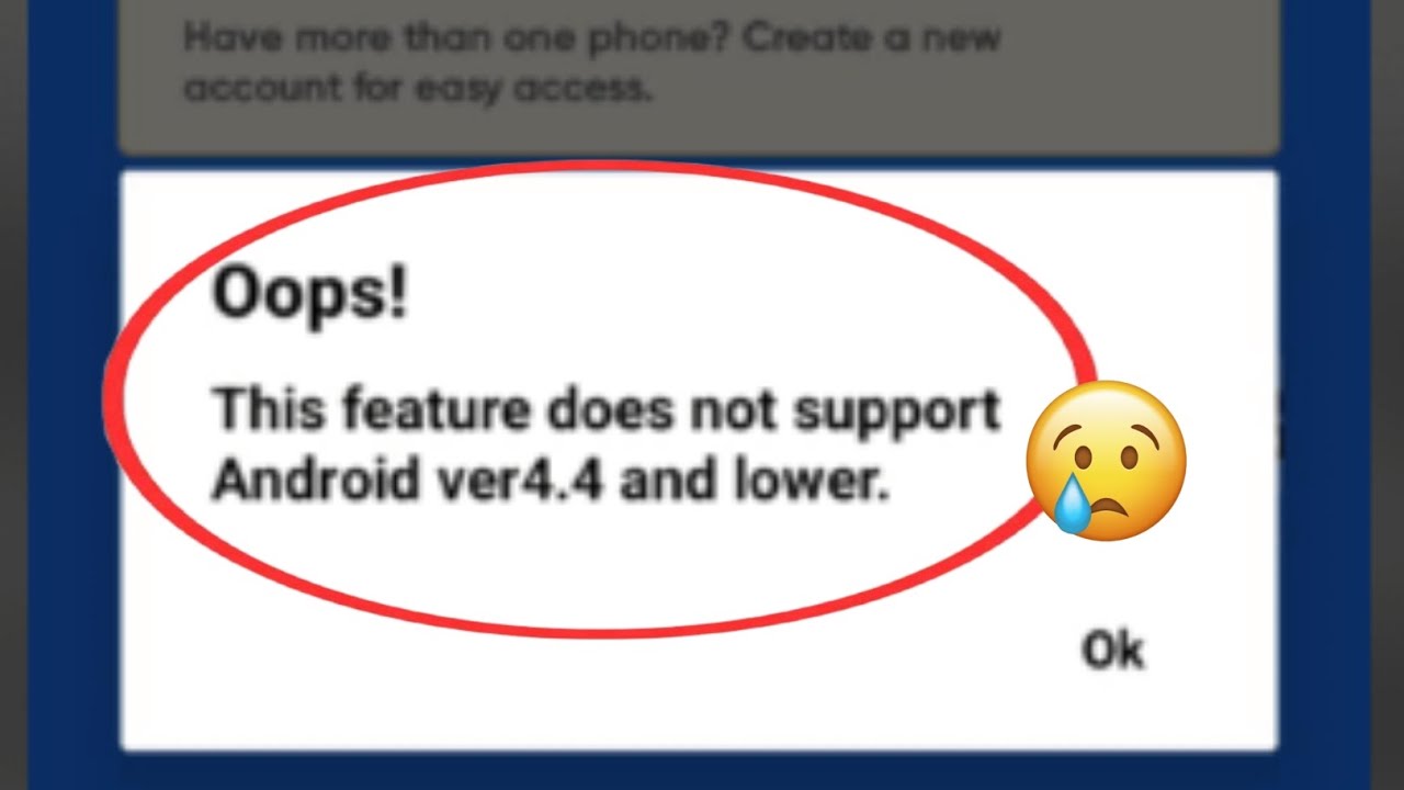 Fix GCash This feature does not support Android ver4.4 and lower problem