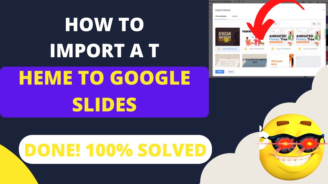 How to Import Theme to Google Slides?