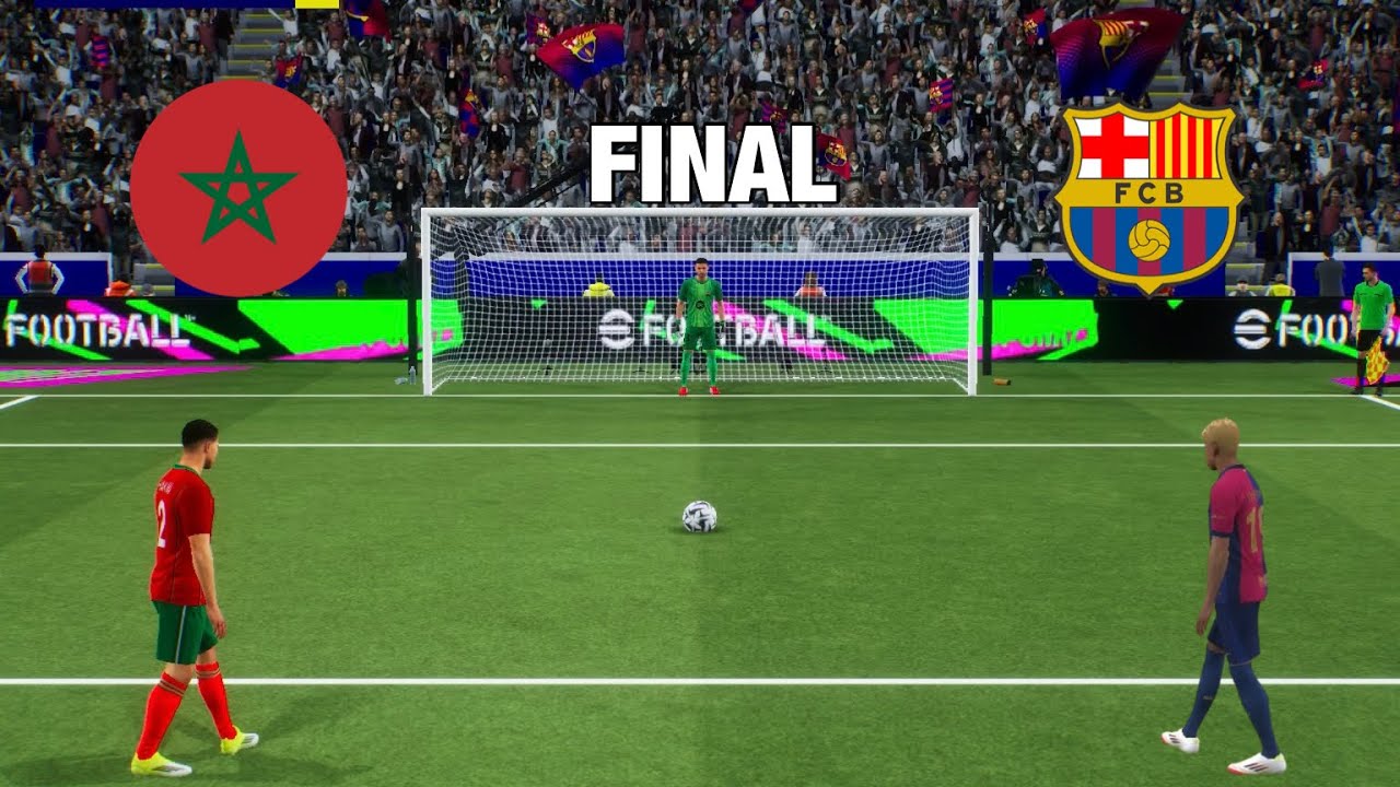 MOROCCO  VS BARCELONA PENALTY SHOOTOUT | HIGHLIGHTS | HAKIMI VS LAMINE