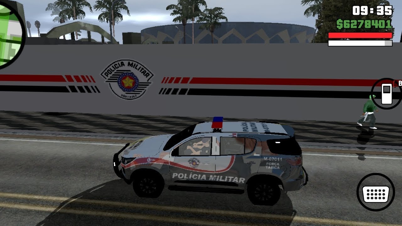 PERSEGUIÇÁO + TROCA DE TIROS CPF CANCELADO GTA SA POLICIA PMESP