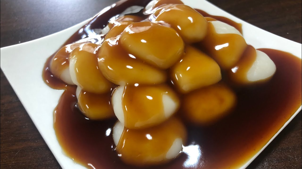 【お月見団子】だんご粉から！蒸して捏ねて、みたらし団子作ってみた！