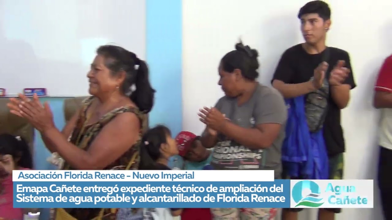 EPS EMAPA CAÑETE ENTREGA EXPEDIENTE TECNICO A FLORIDA RENACE