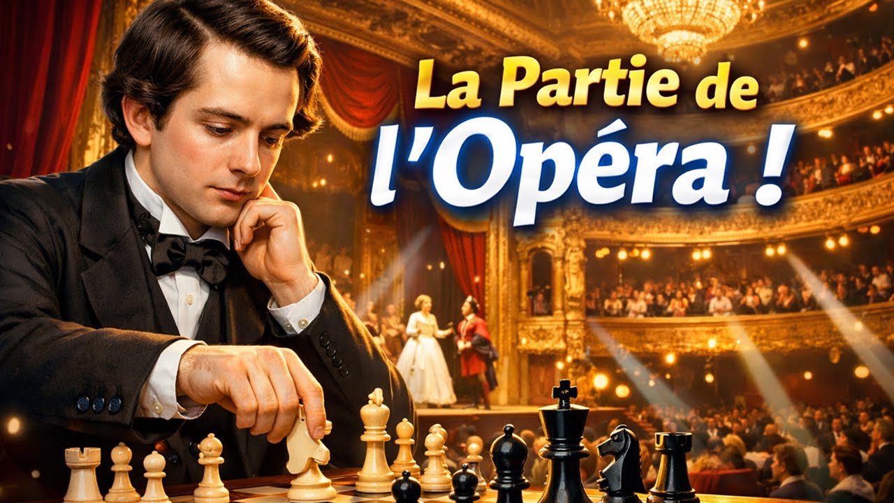 La Partie de L'Opéra qui écrit la Légende de Paul Morphy ! Difficulté : 🧩 (Echecs)