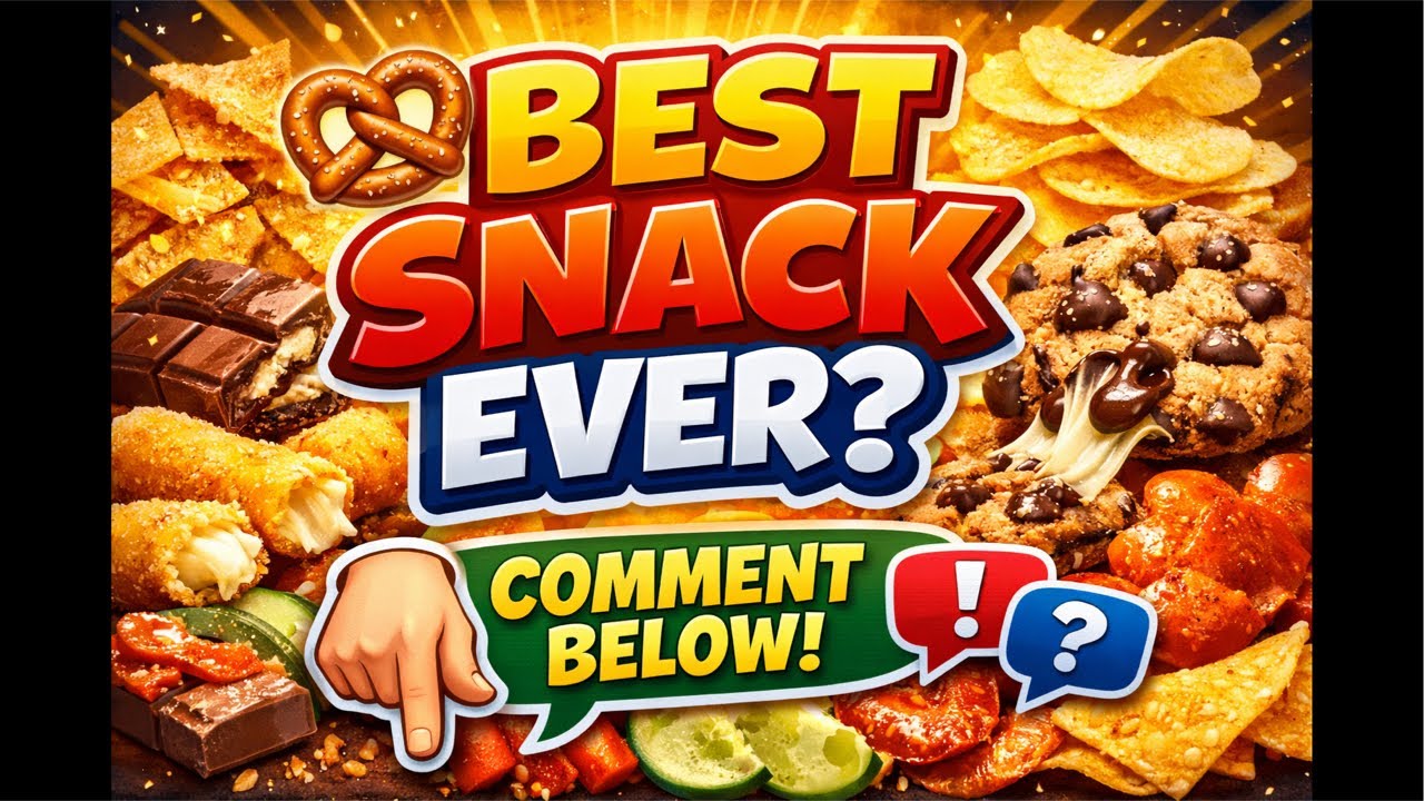 ምን አይነት snack ትወዳላችሁ?🥨 Best Snack Ever? Comment Below!thumnnail.#Snacks #FoodChallenge .