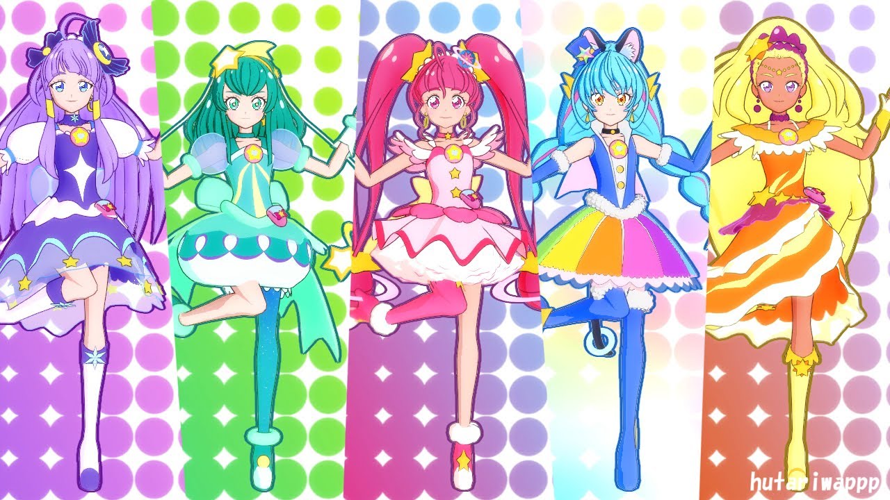 【MMD】ライカ スタプリ5人Ver.【Star Twinkle Precure】