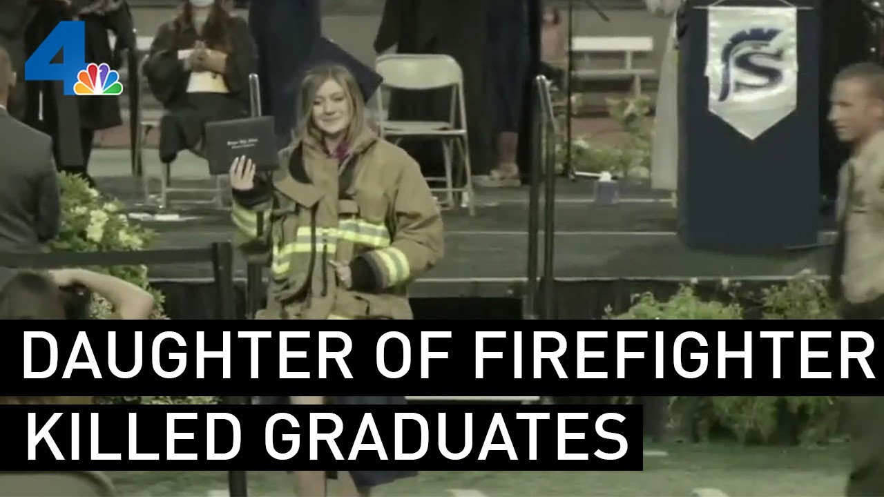 Daughter of Firefighter Killed in Shooting Graduates Days After Father's Death | NBCLA