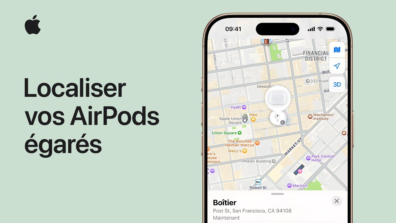 Localiser vos AirPods égarés | Assistance Apple