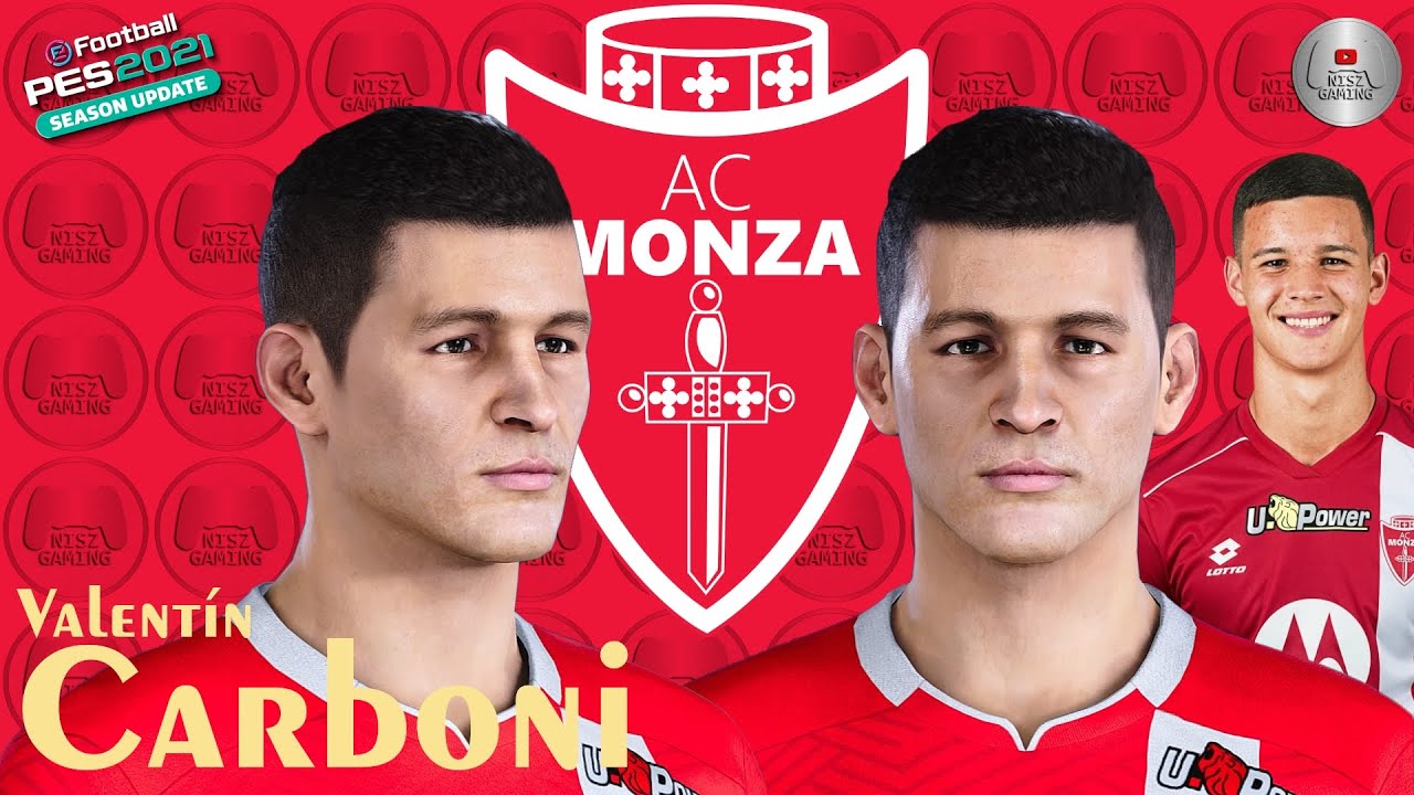 Valentin Carboni Face PES 2021 AC Monza NISZ Gaming | PES 2020 | Argentina National Team