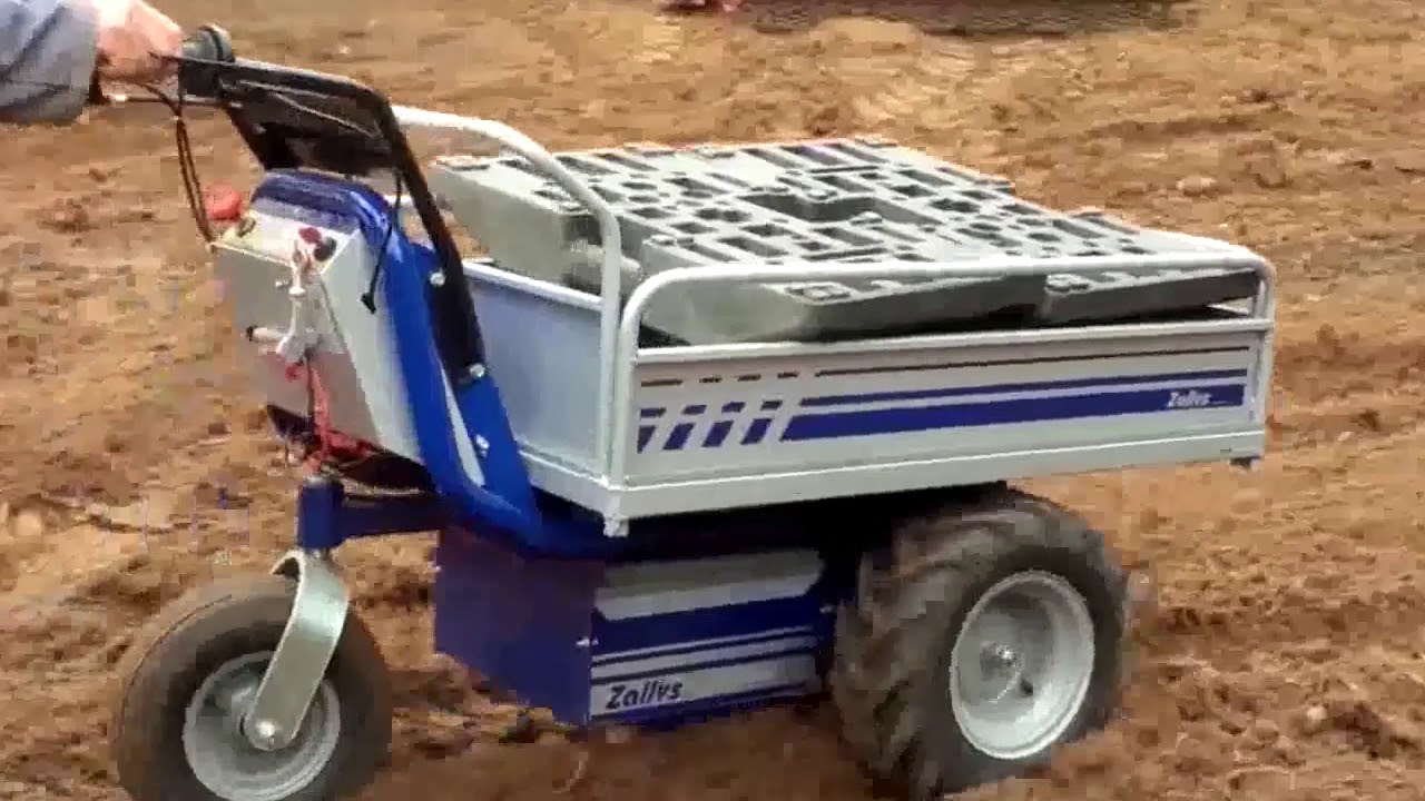 DUMPER D1 - Brouette &eacute;lectrique pour am&eacute;nagement d'espaces verts