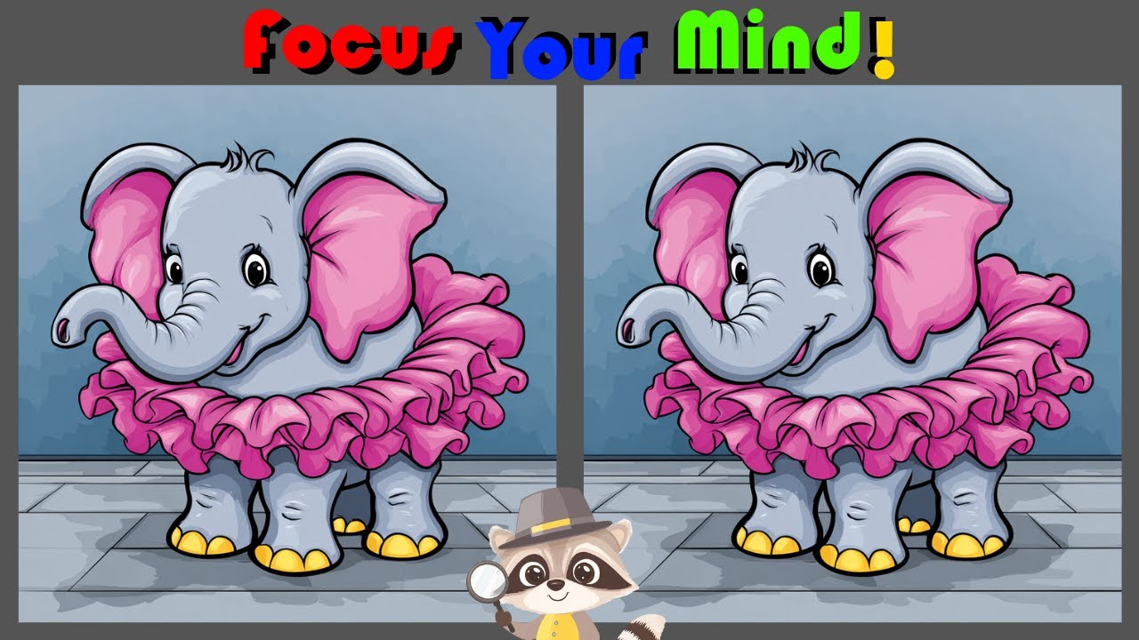 Spot The Difference | Focus Your Mind! #18 #quiz #detectivepuzzle #puzzle #findthedifference