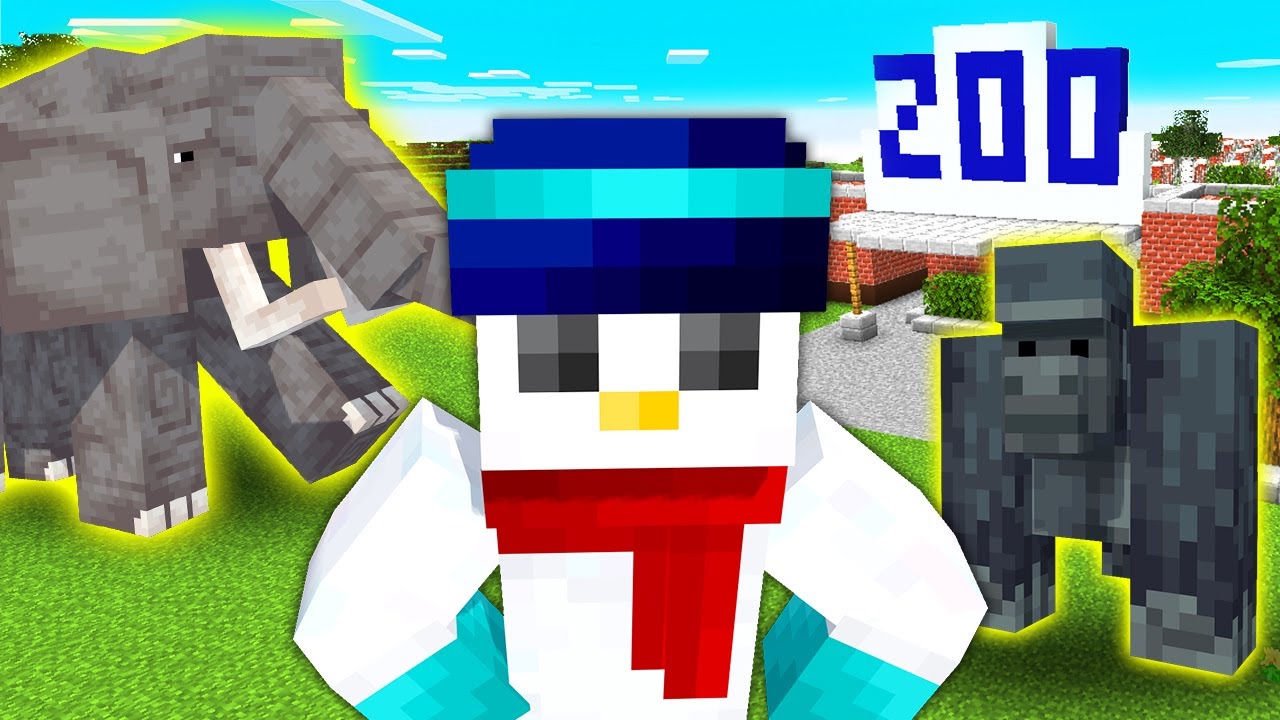 【マイクラ】1週間で「動物園」をつくってみた結果！？