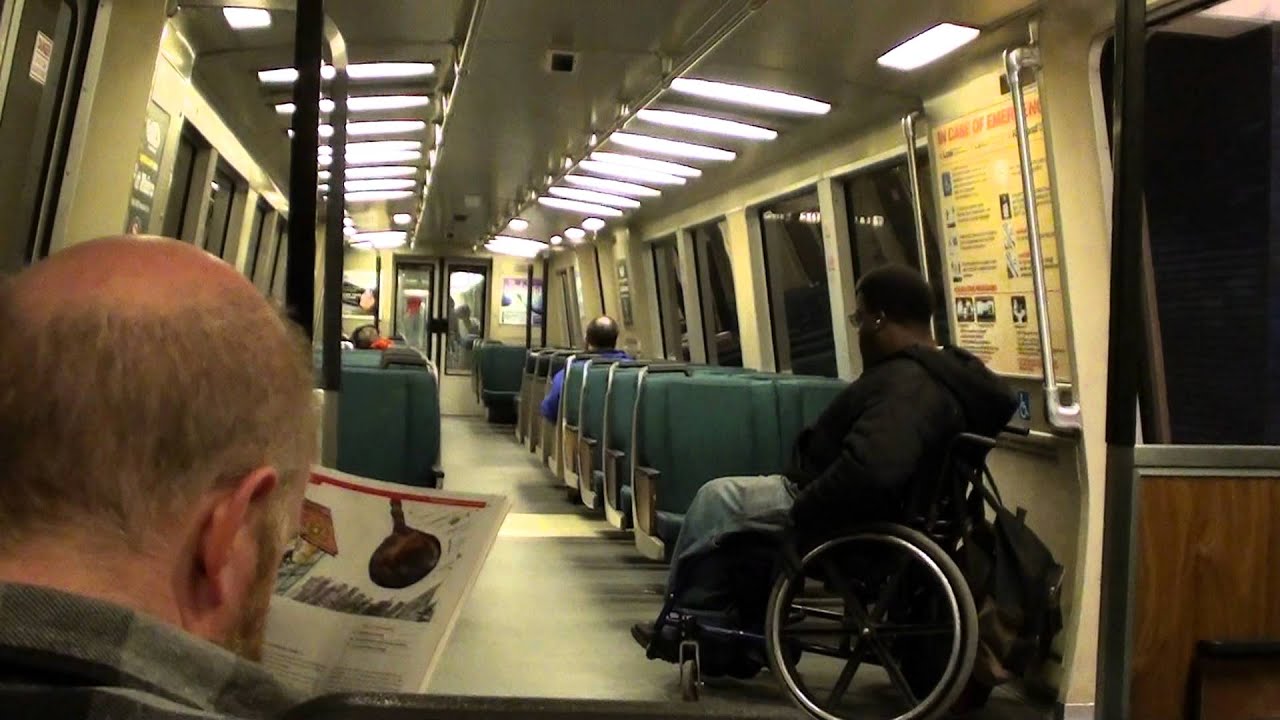 BART From MacArthur to 12th St/Oakland City Center - Full Section Ride (HD)